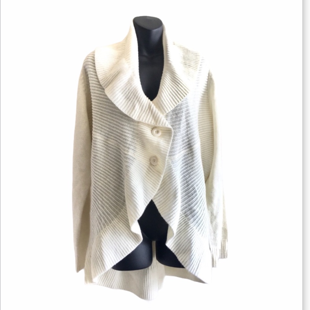NWT Niotto Wool Blend Sweater Cardigan. 3X